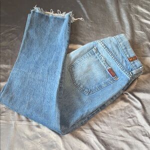 7 For All Mankind Light Blue Denim Pants